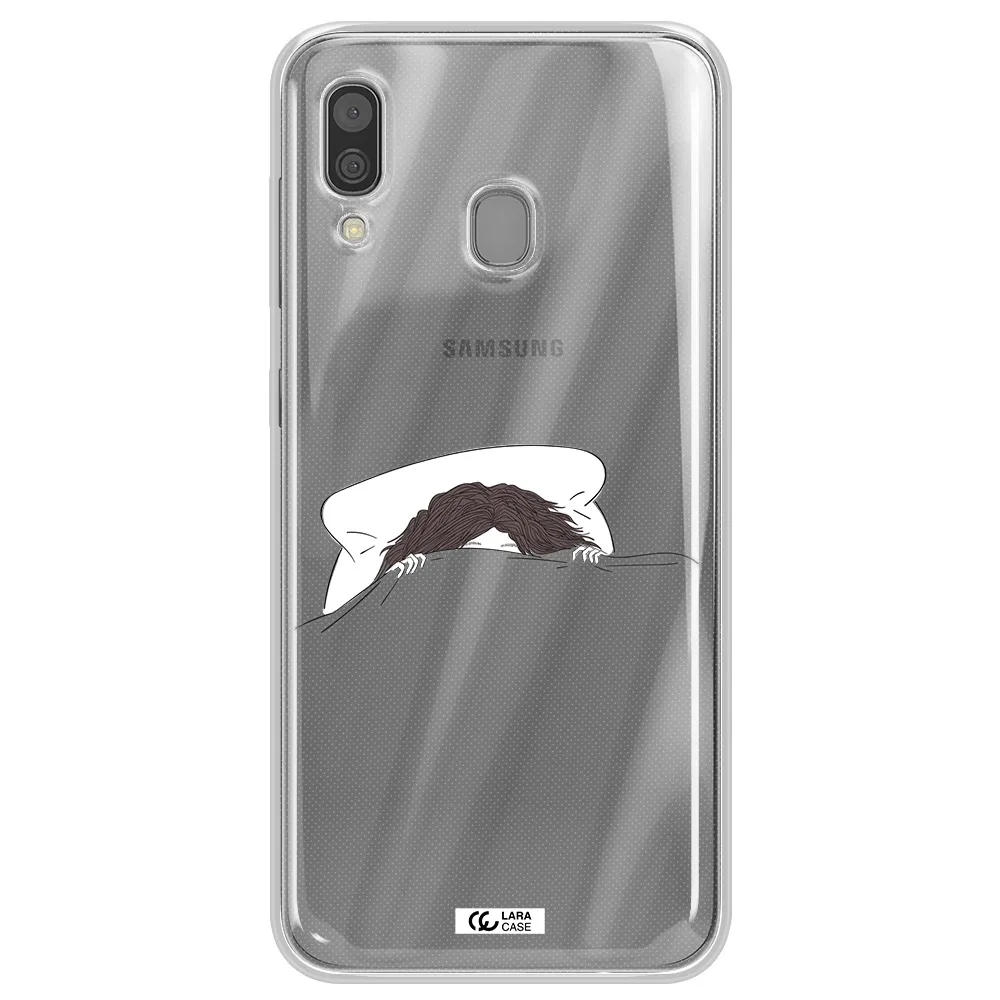 Do Not Wake Me Up Samsung A30 Clear TPU Case