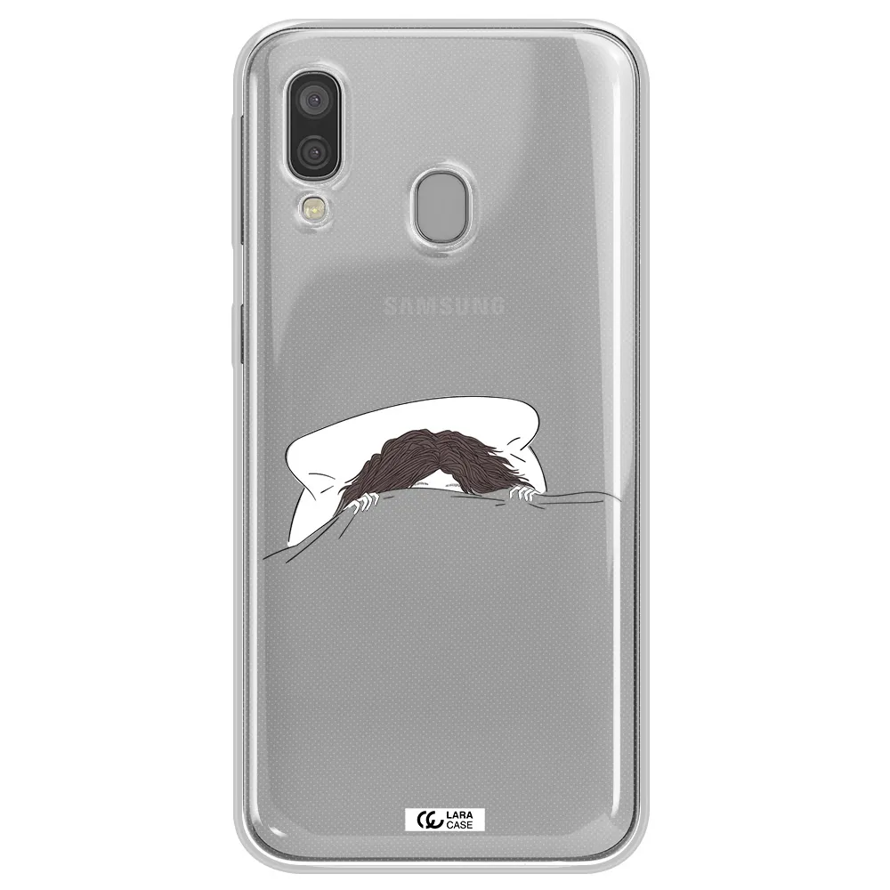 Do Not Wake Me Up Samsung A40 Clear TPU Case