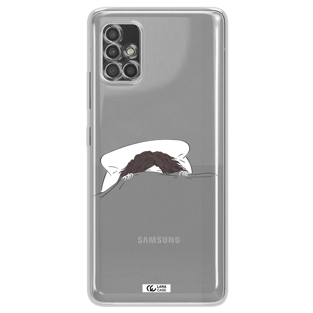 Do Not Wake Me Up Samsung A40S Clear Tpu Case