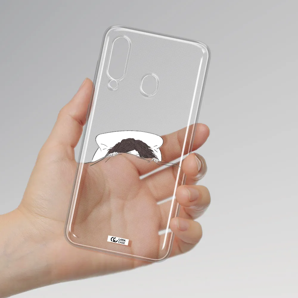 Do Not Wake Me Up Samsung A60 Clear TPU Case