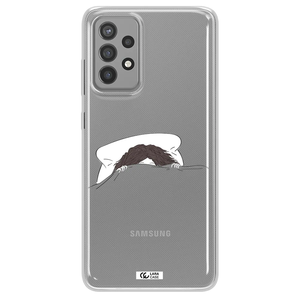 Do Not Wake Me Up Samsung A72 Clear TPU Case