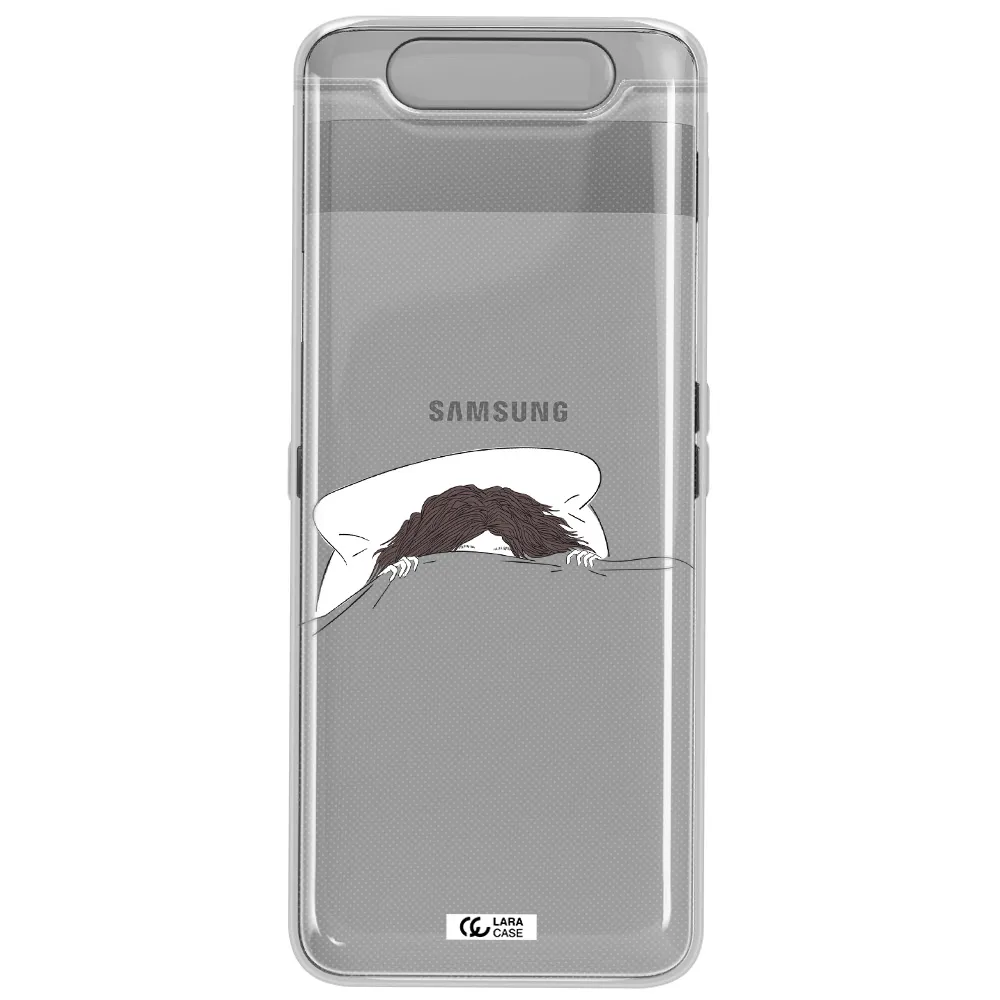 Do Not Wake Me Up Samsung A80 Clear TPU Case