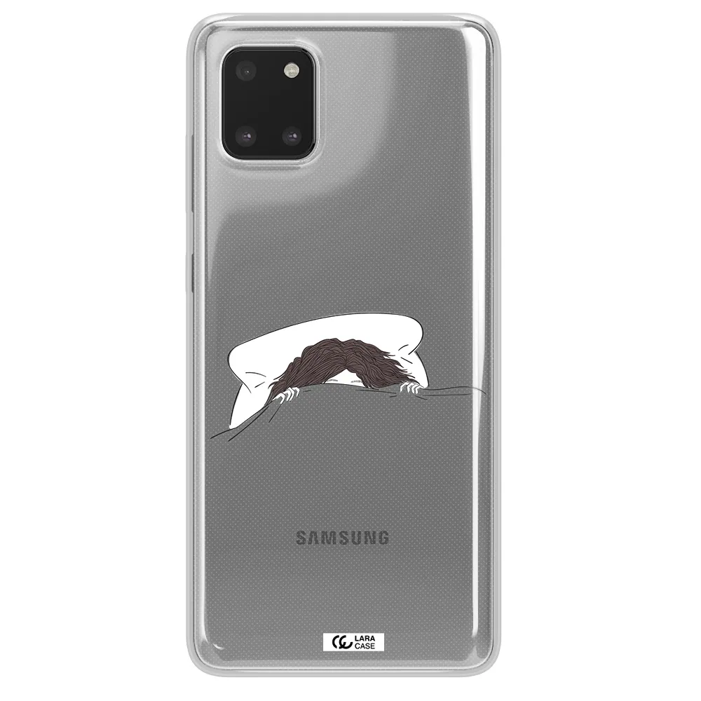 Do Not Wake Me Up Samsung A81 Clear TPU Case
