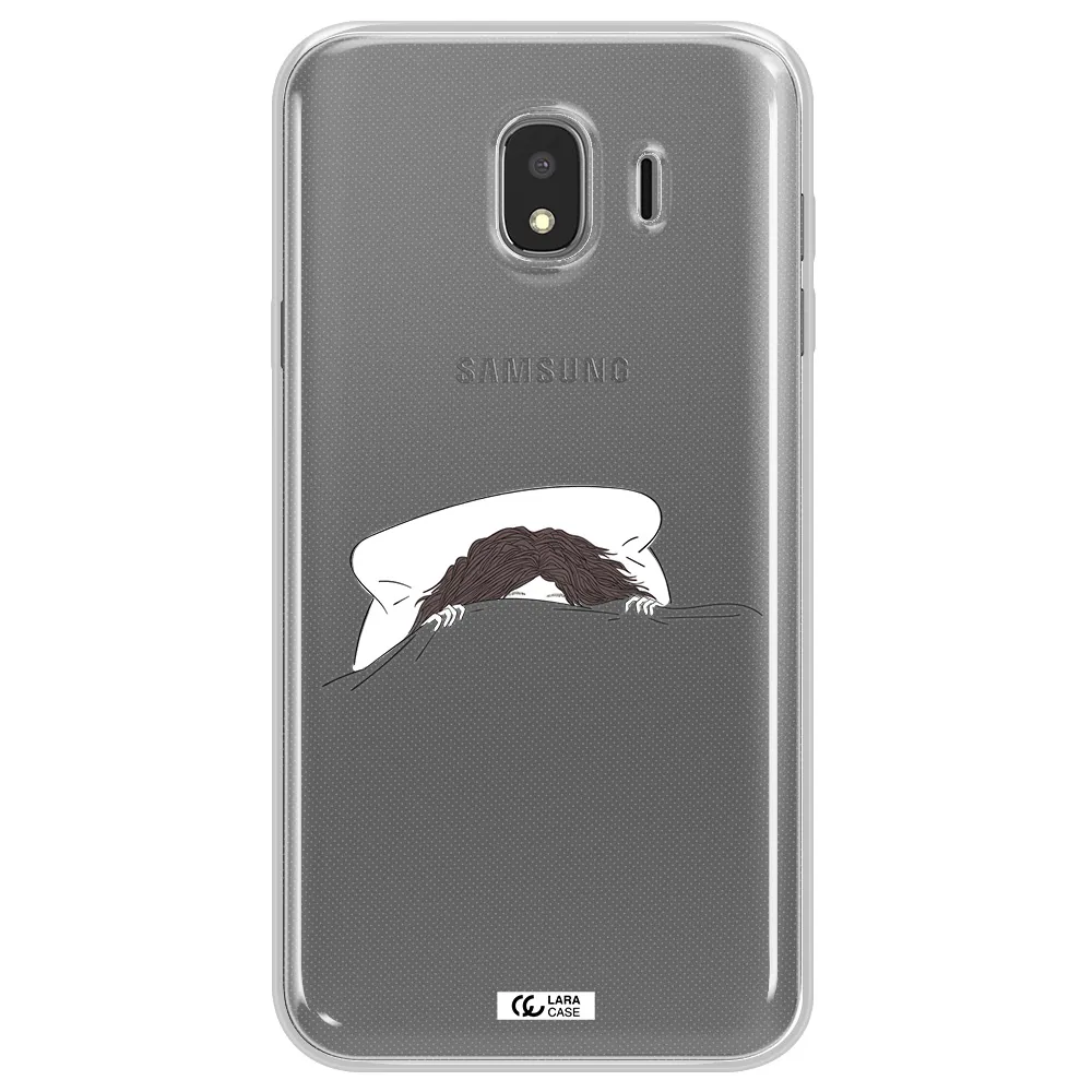 Do Not Wake Me Up Samsung J4 Clear TPU Case
