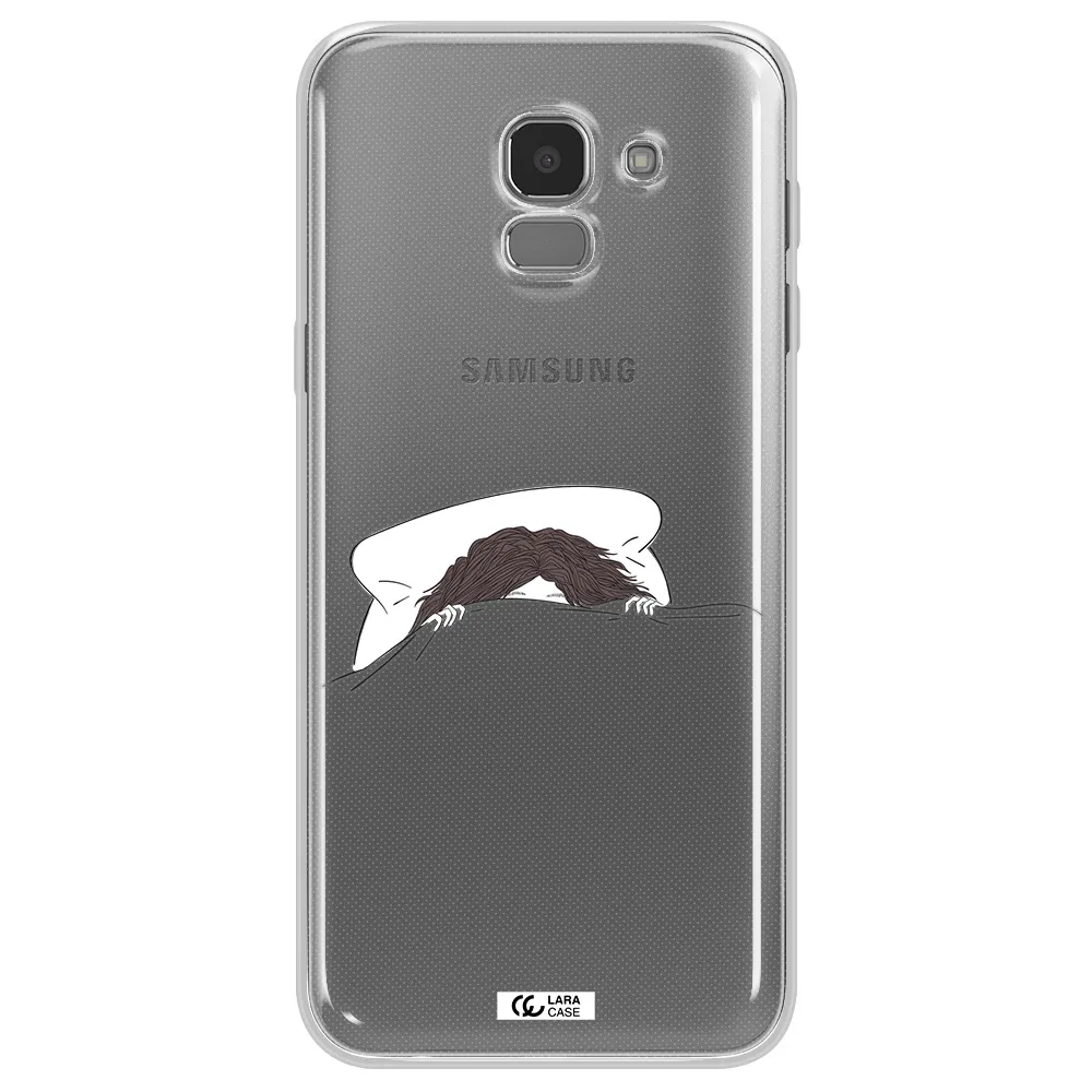 Do Not Wake Me Up Samsung J6 Clear TPU Case