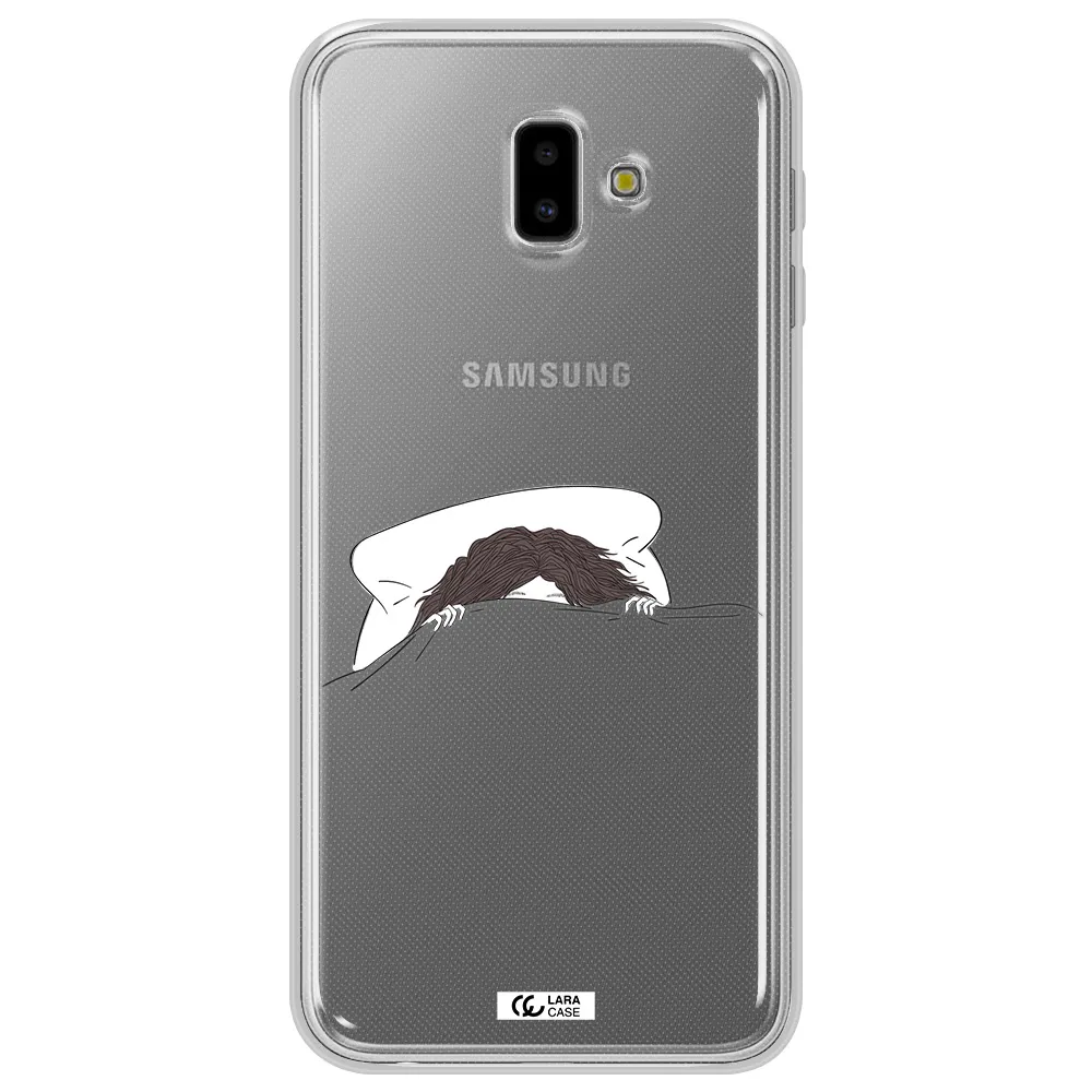 Do Not Wake Me Up Samsung J6 Plus Clear TPU Case