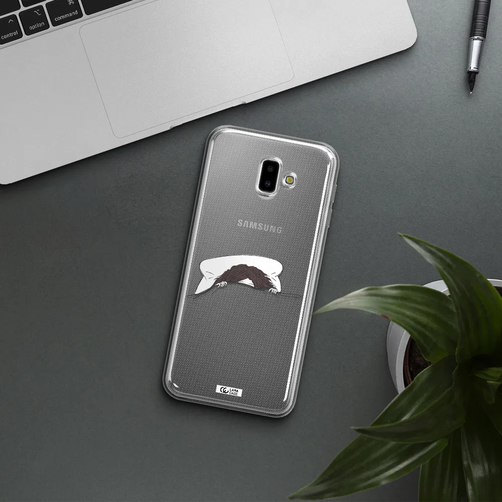 Do Not Wake Me Up Samsung J6 Plus Clear TPU Case