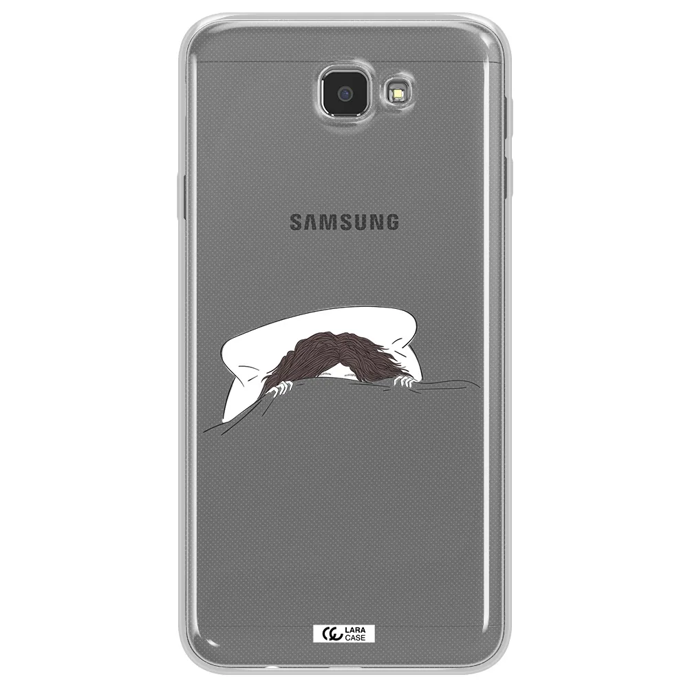 Do Not Wake Me Up Samsung J7 Prim Clear TPU Case