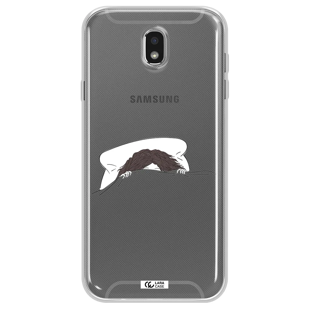 Do Not Wake Me Up Samsung J7 Pro Clear TPU Case
