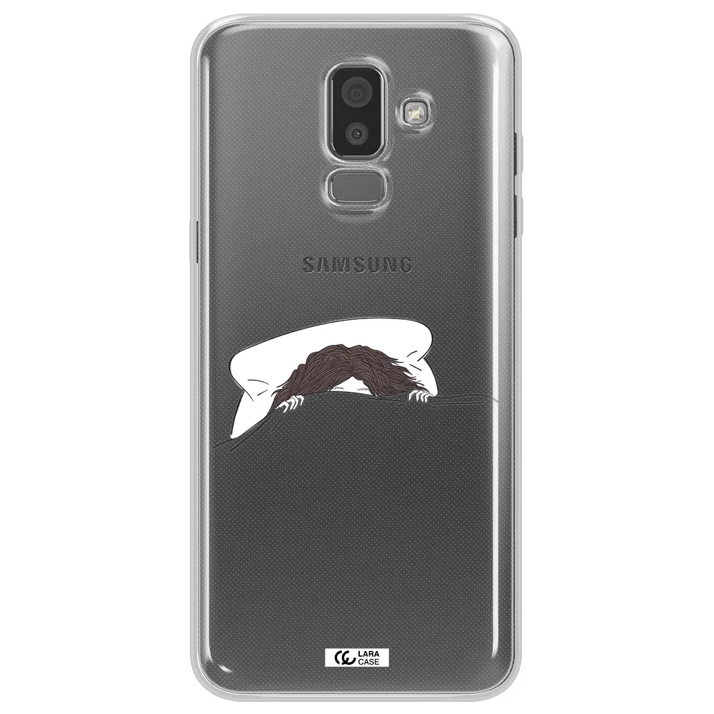 Do Not Wake Me Up Samsung J8 Clear TPU Case