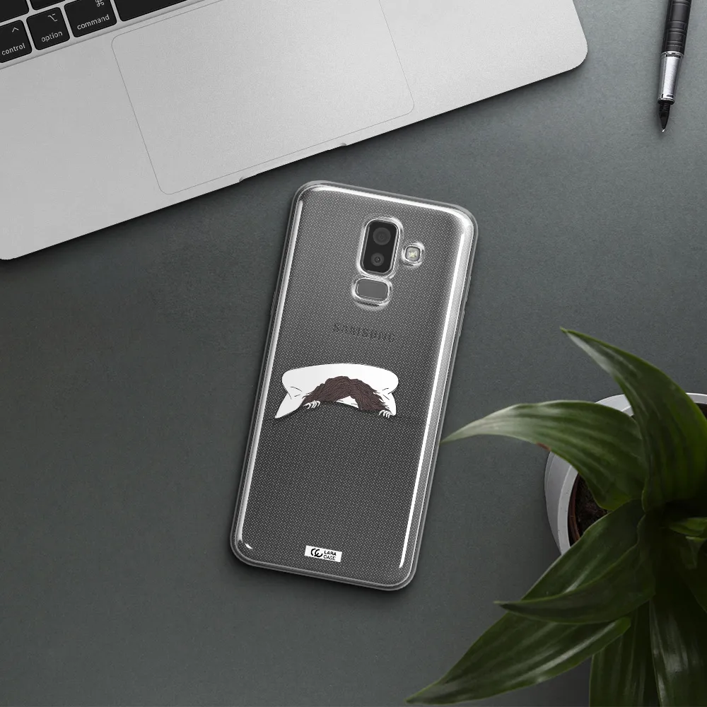 Do Not Wake Me Up Samsung J8 Clear TPU Case