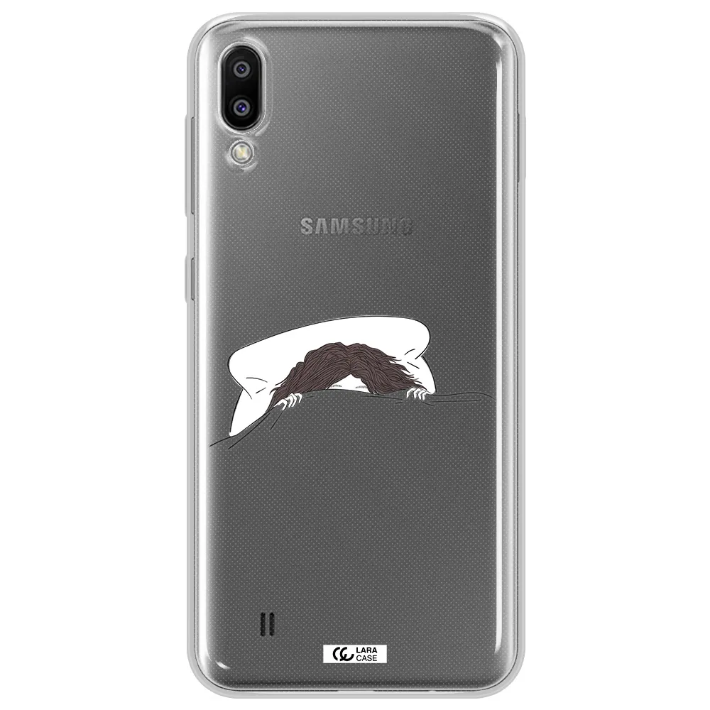 Do Not Wake Me Up Samsung M10 Clear TPU Case