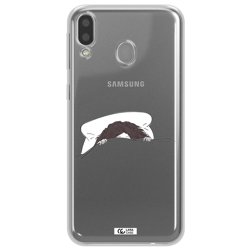 Do Not Wake Me Up Samsung M20 Clear TPU Case