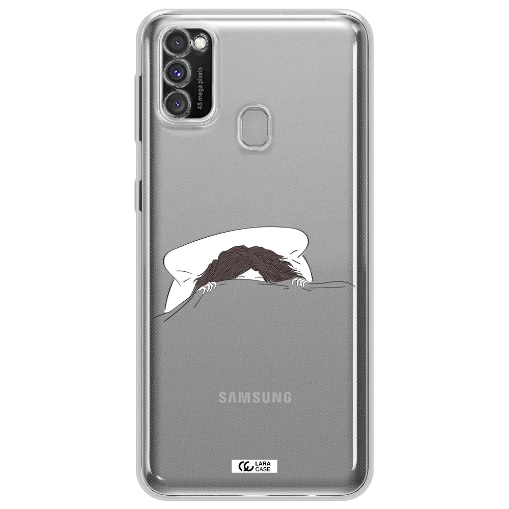 Do Not Wake Me Up Samsung M30S Clear TPU Case