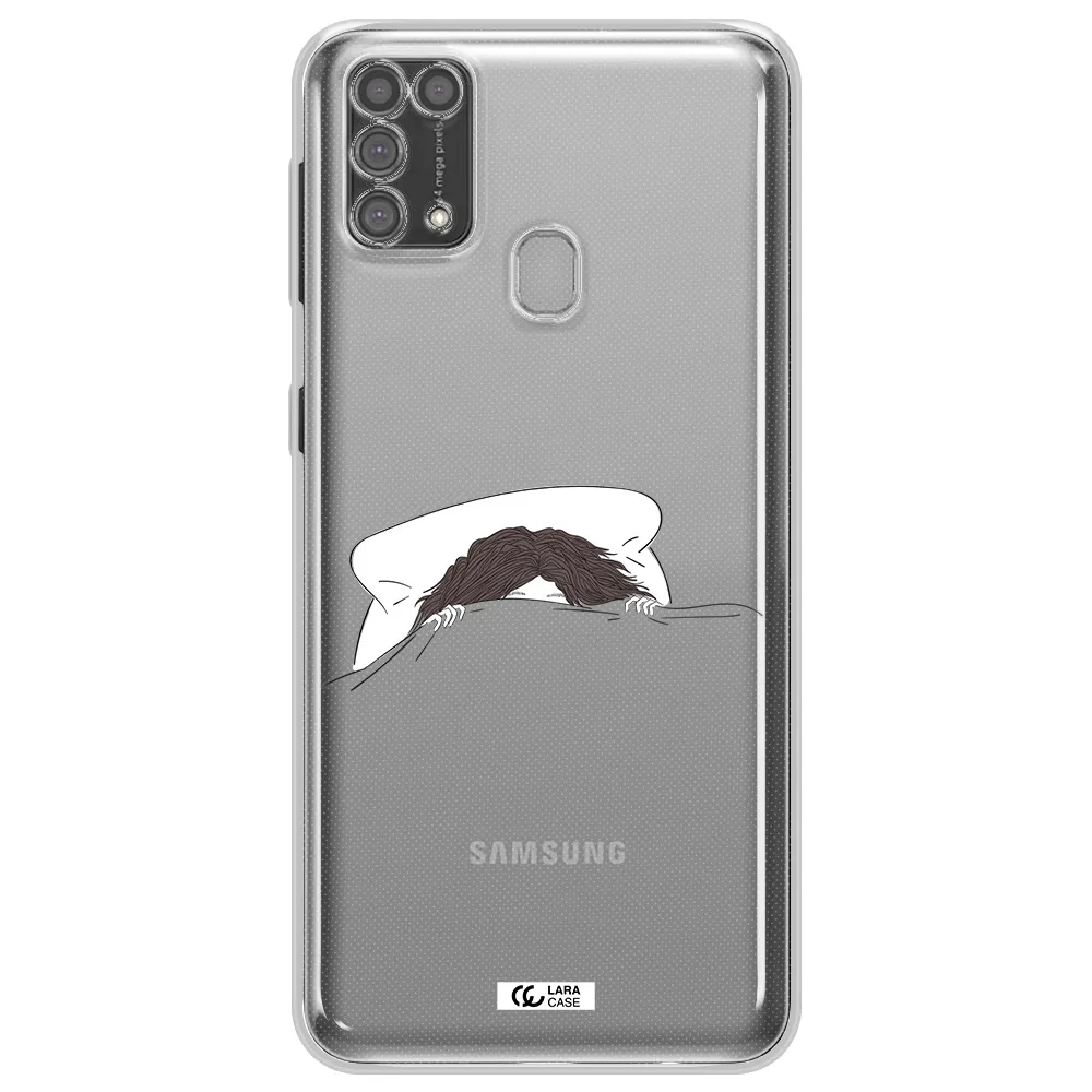 Do Not Wake Me Up Samsung M31 Clear TPU Case