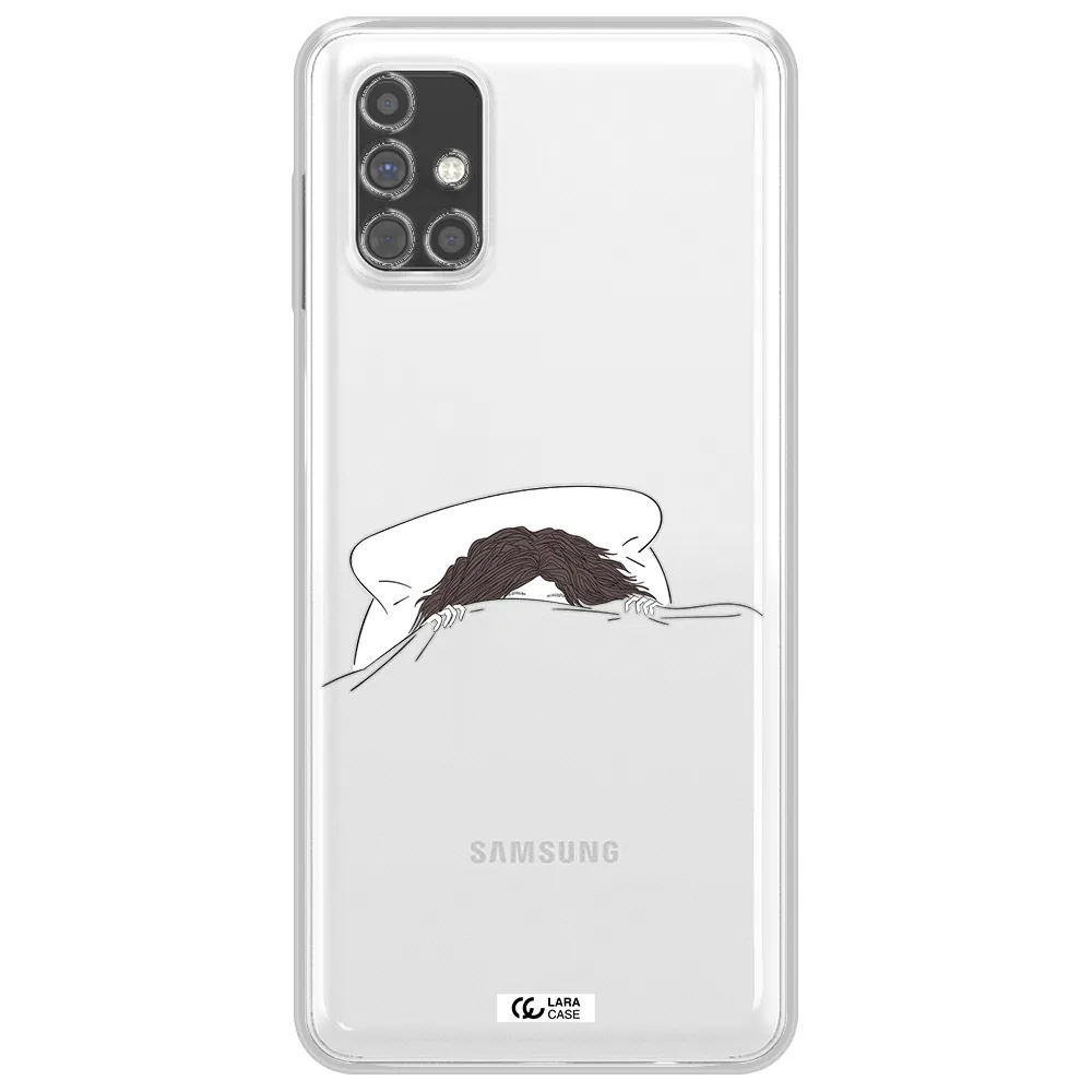 Do Not Wake Me Up Samsung M31S Clear TPU Case