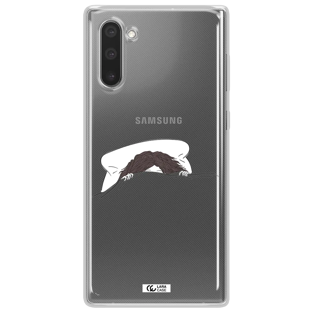 Do Not Wake Me Up Samsung Note 10 Clear TPU Case
