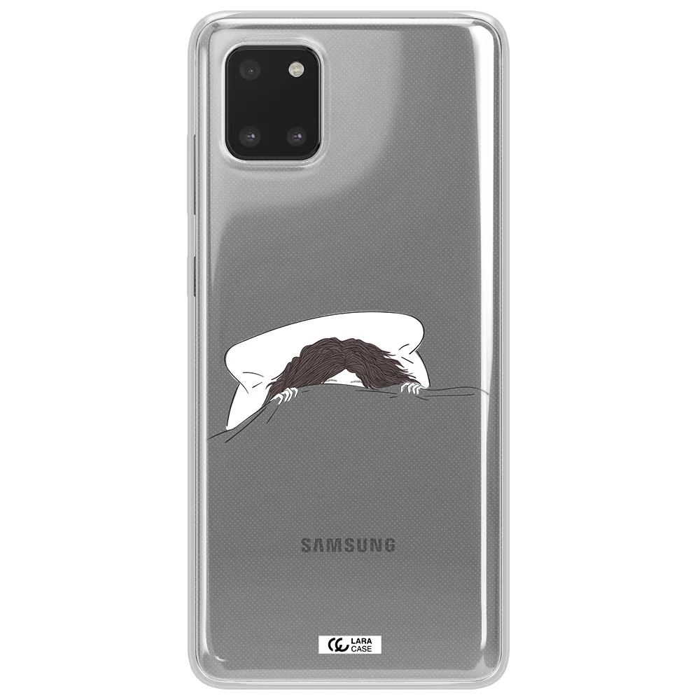 Do Not Wake Me Up Samsung Note 10 Lite Clear TPU Case