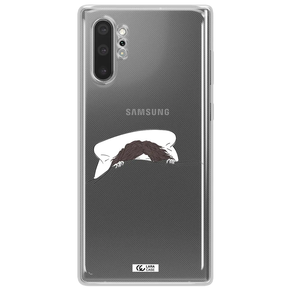 Do Not Wake Me Up Samsung Note 10 Plus Clear TPU Case