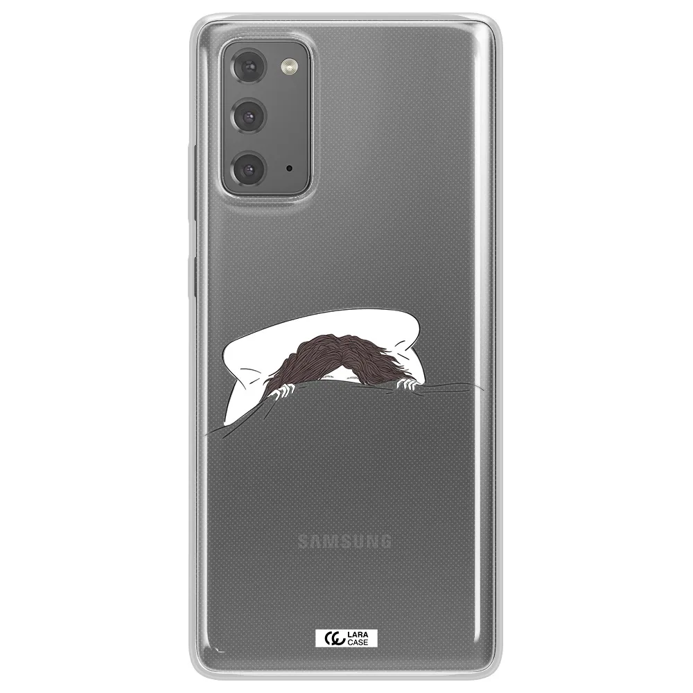 Do Not Wake Me Up Samsung Note 20 Clear TPU Case