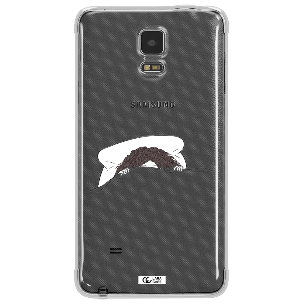 Do Not Wake Me Up Samsung Note 4 Clear TPU Case