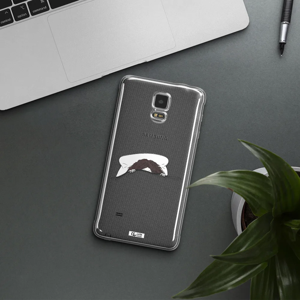 Do Not Wake Me Up Samsung Note 4 Clear TPU Case