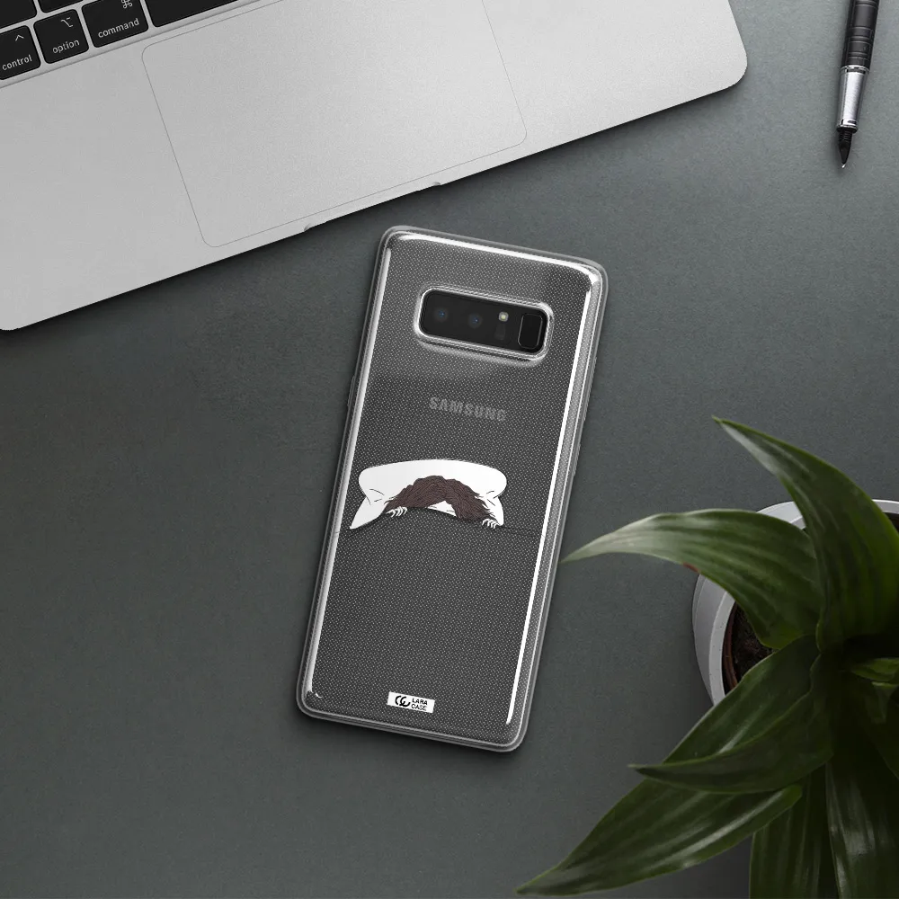Do Not Wake Me Up Samsung Note 8 Clear TPU Case