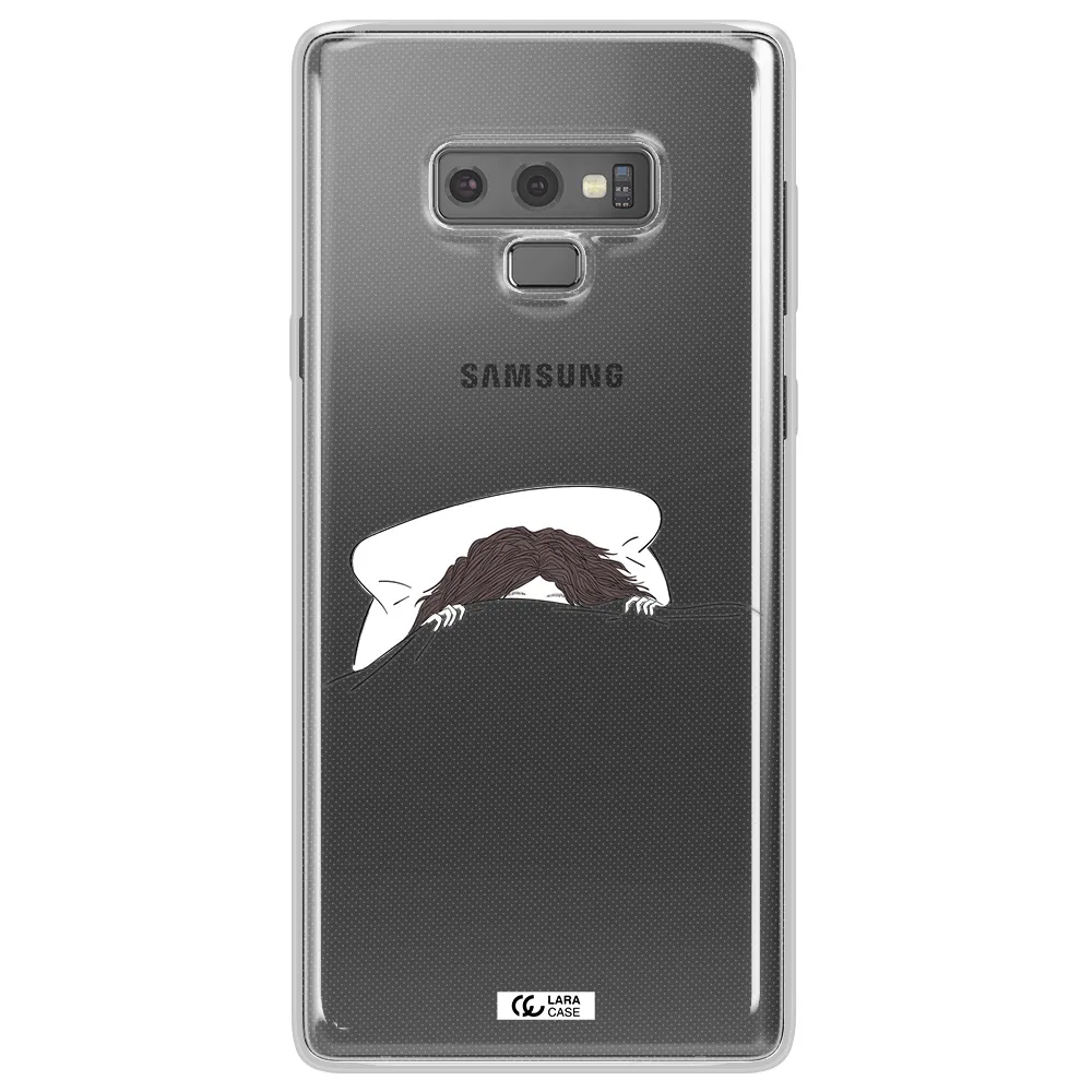 Do Not Wake Me Up Samsung Note 9 Clear TPU Case