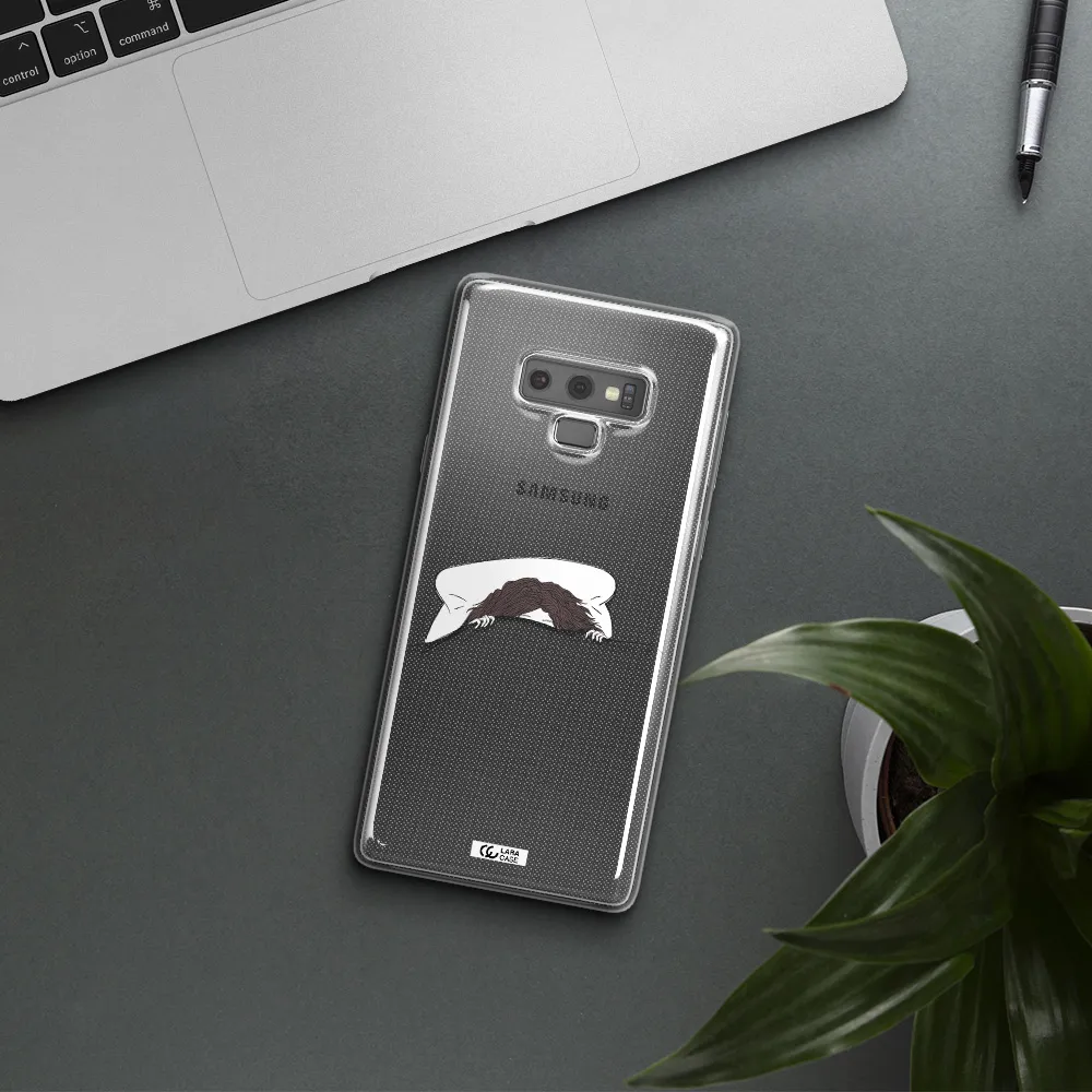 Do Not Wake Me Up Samsung Note 9 Clear TPU Case
