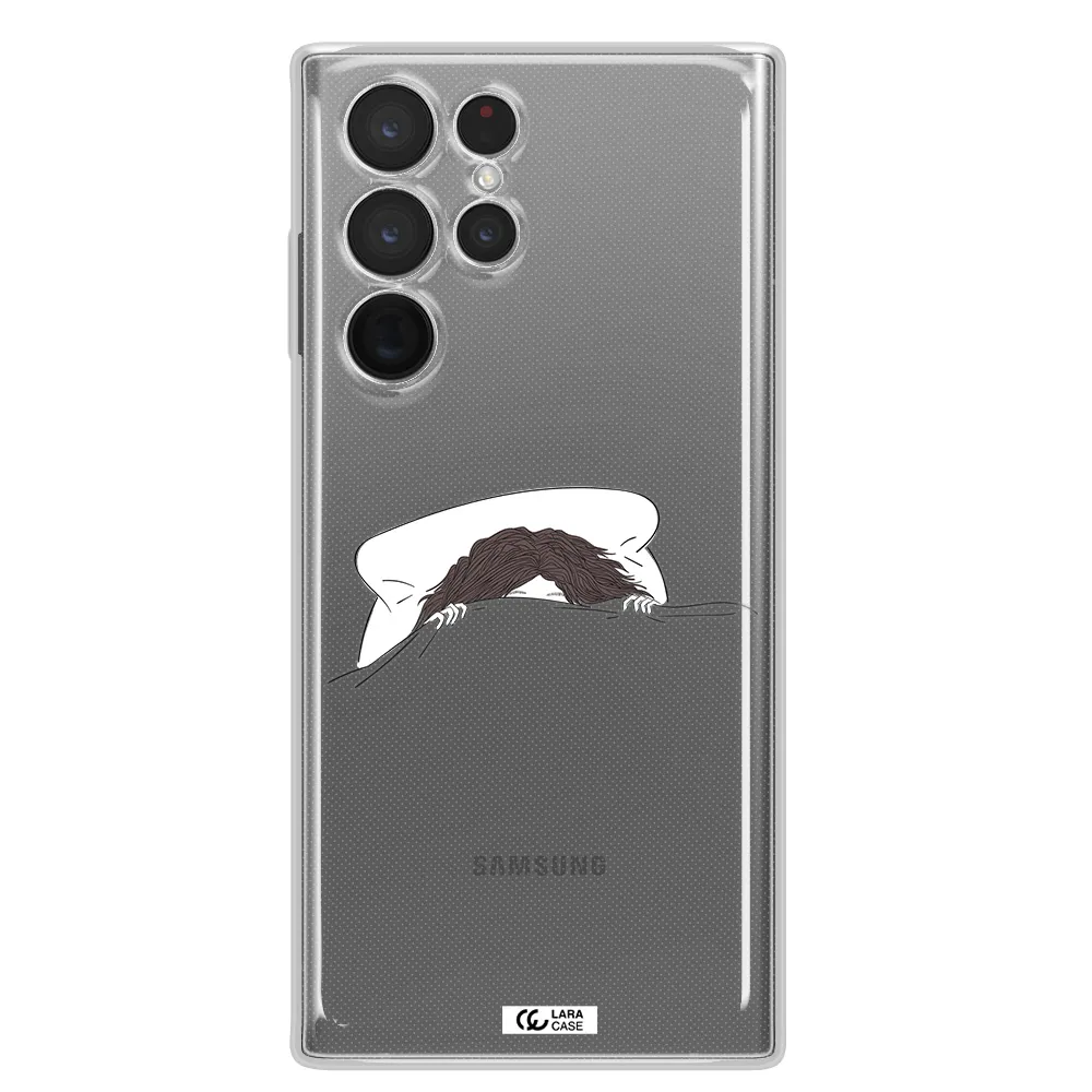 Do Not Wake Me Up Samsung S 22 Ultra Clear TPU Case