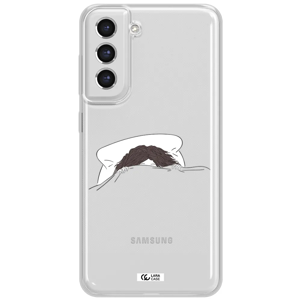 Do Not Wake Me Up Samsung S21 Fe Clear Tpu Case