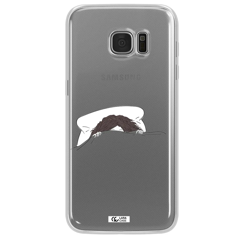Do Not Wake Me Up Samsung S7 Edge Clear TPU Case