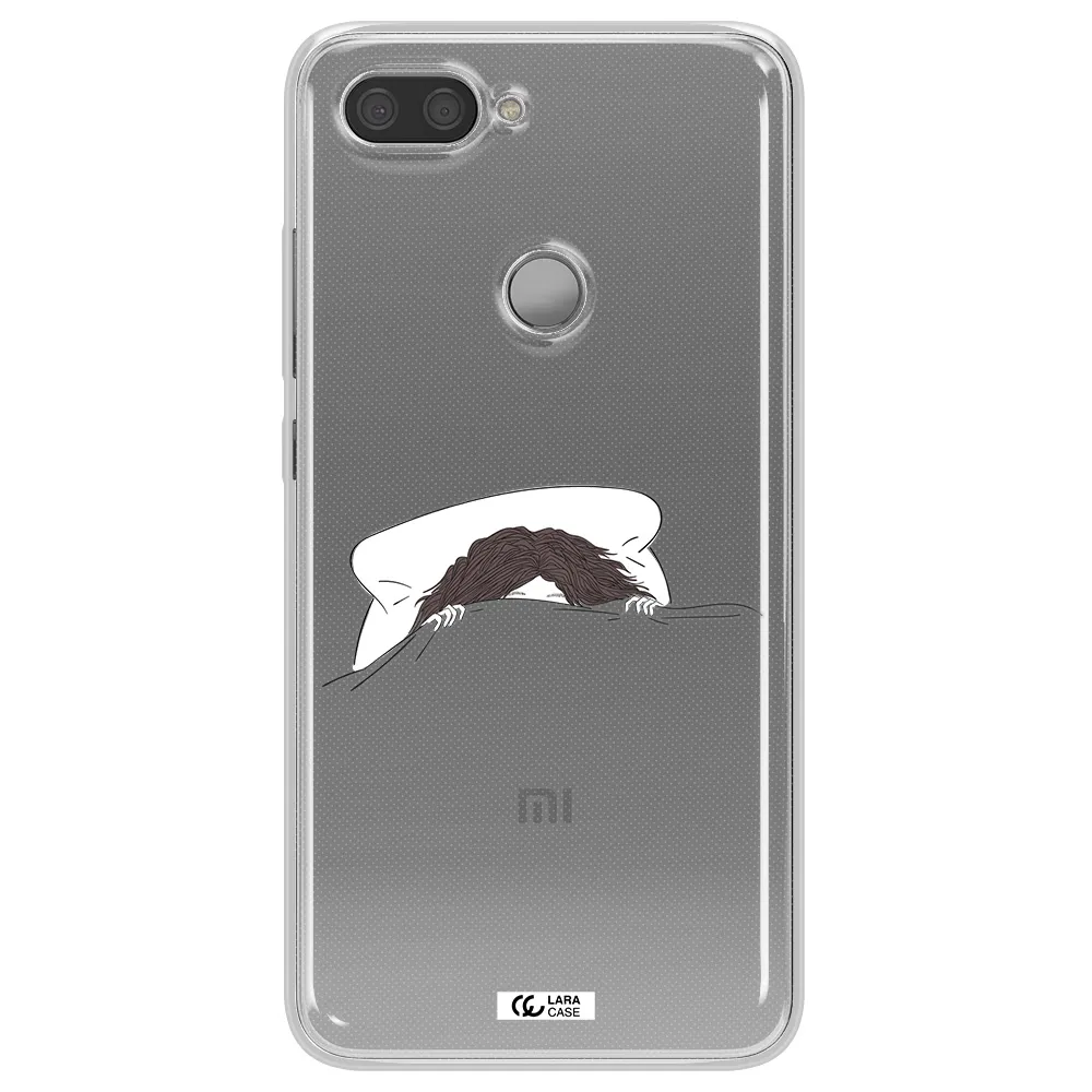 Do Not Wake Me Up Xiaomi Mi 8 Lite Clear TPU Case