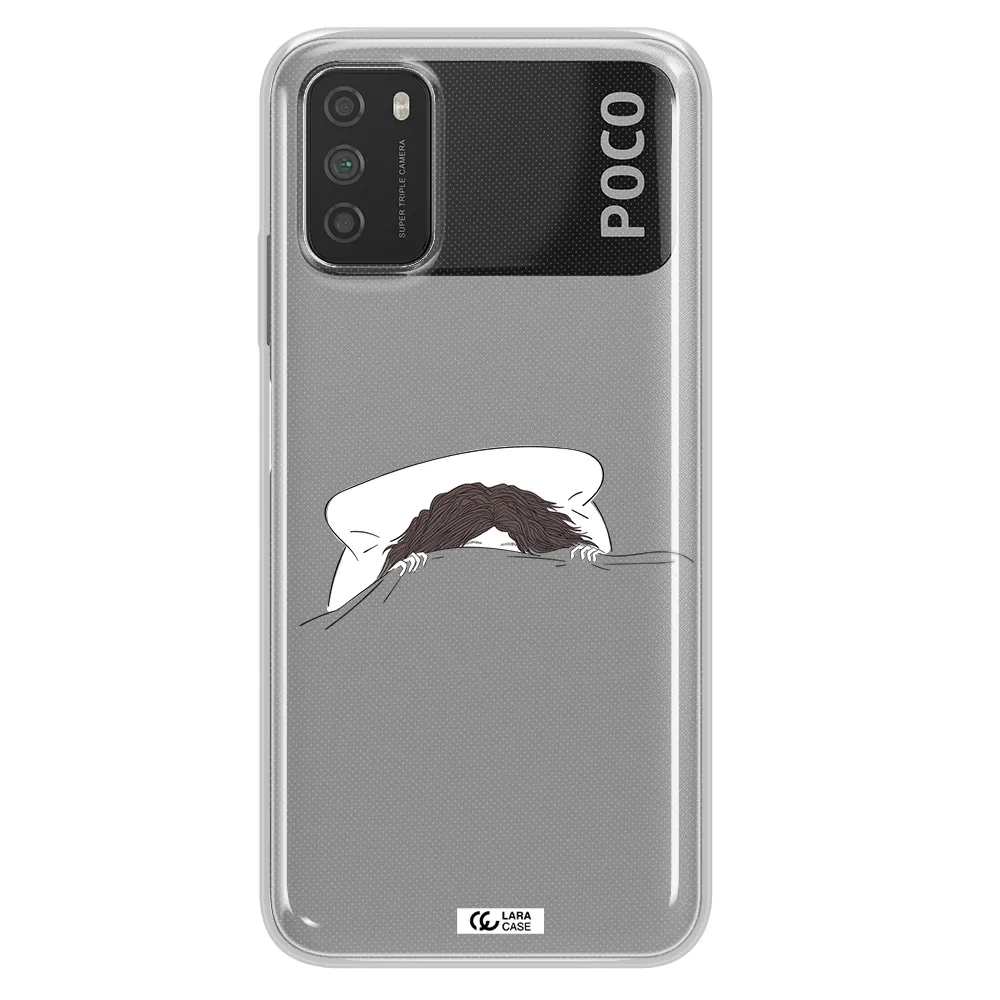 Do Not Wake Me Up Xiaomi Poco M3 Clear TPU Case