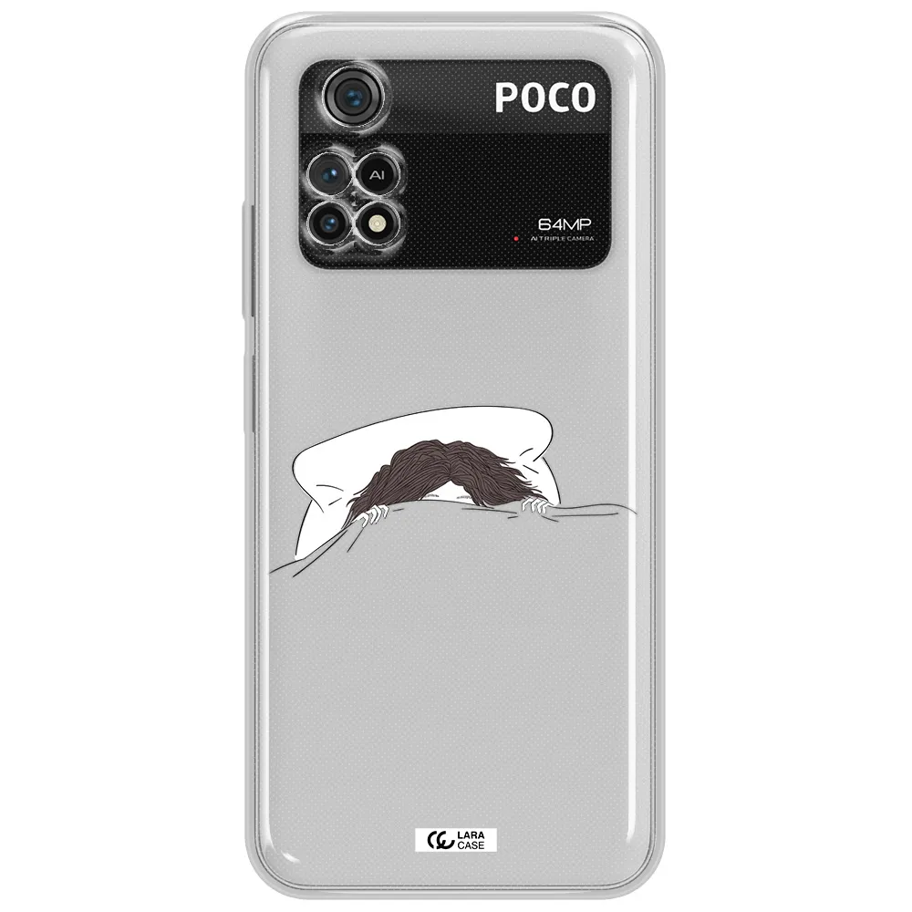 Do Not Wake Me Up Xiaomi Poco M4 Pro 4G Clear Tpu Case