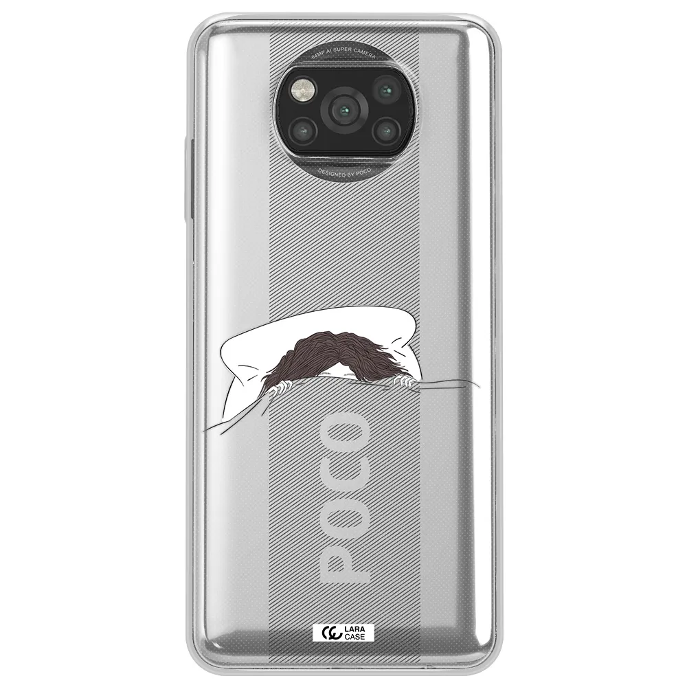 Do Not Wake Me Up Xiaomi Poco X3 Clear TPU Case