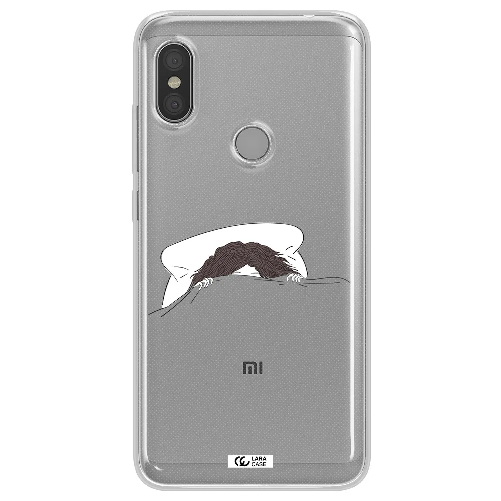 Do Not Wake Me Up Xiaomi Redmi Note 6 Pro Clear TPU Case