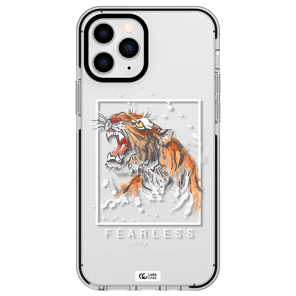 Fearless Apple iPhone 11 pro max impact black border Case