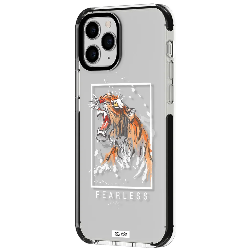 Fearless Apple iPhone 11 pro max impact black border Case