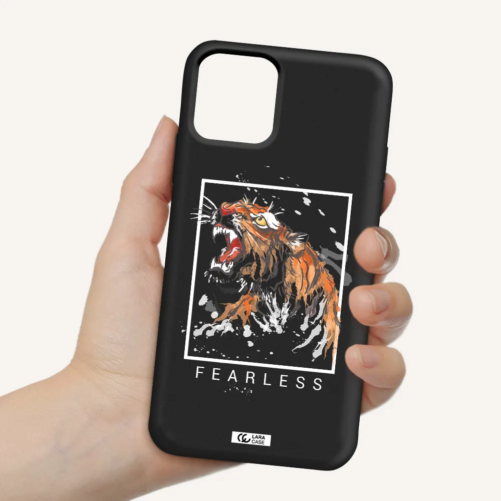 Fearless Apple iPhone 11 pro max Silicone black Case