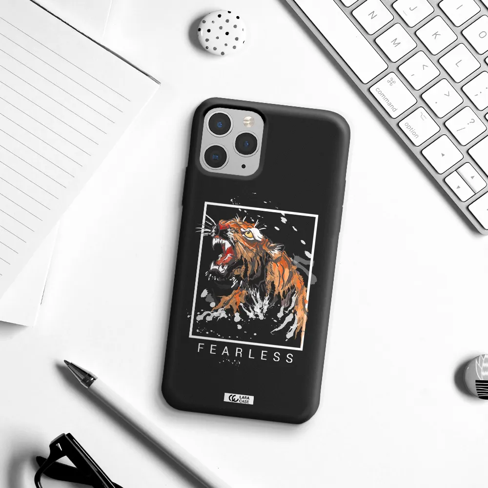 Fearless Apple iPhone 11 pro max Silicone black Case