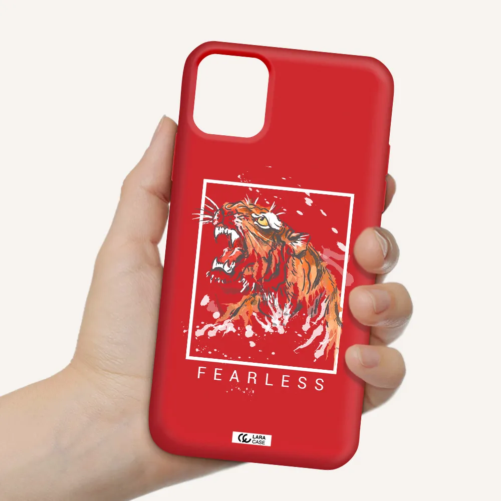 Fearless Apple iPhone 11 Silicone Imperial Red Case