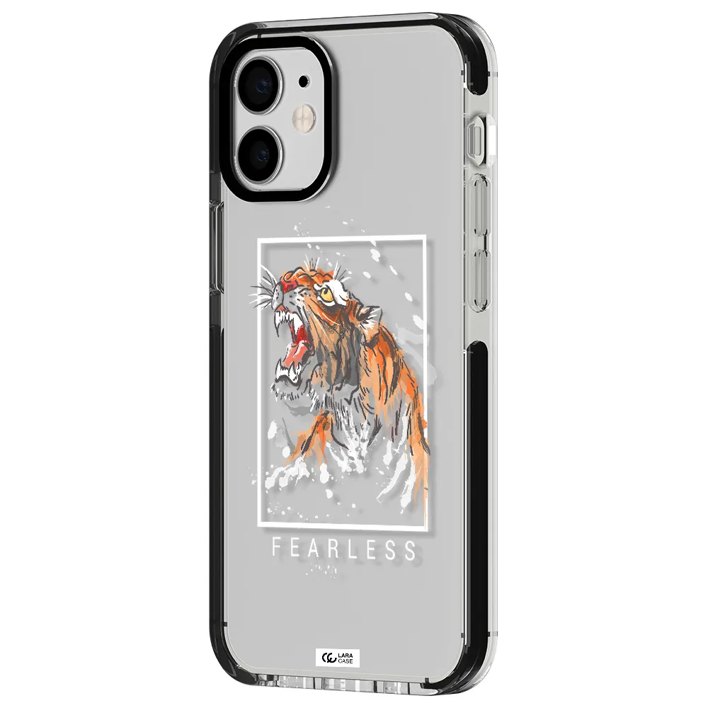Fearless Apple iPhone 12 mini impact black border Case
