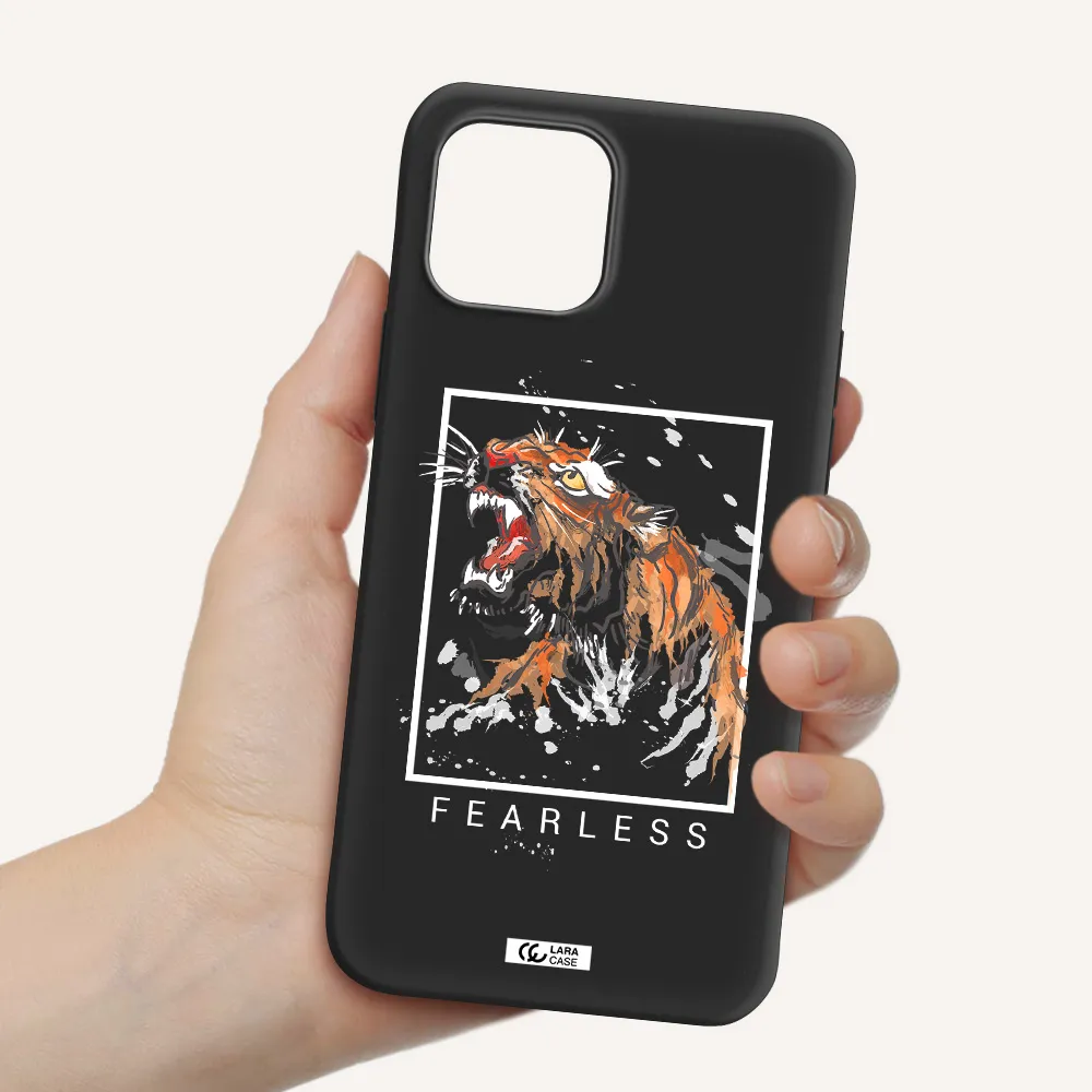 Fearless Apple iPhone 12 mini Silicone black Case