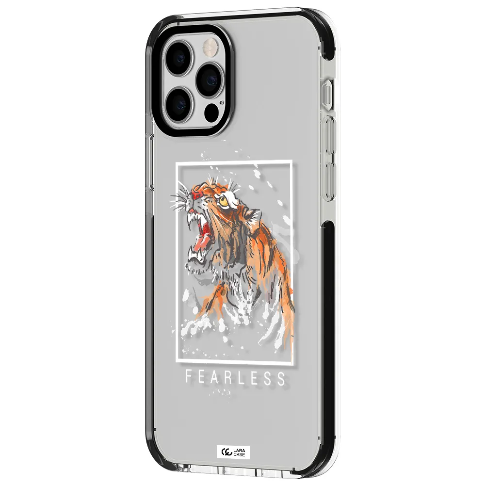 Fearless Apple iPhone 12 pro impact black border Case