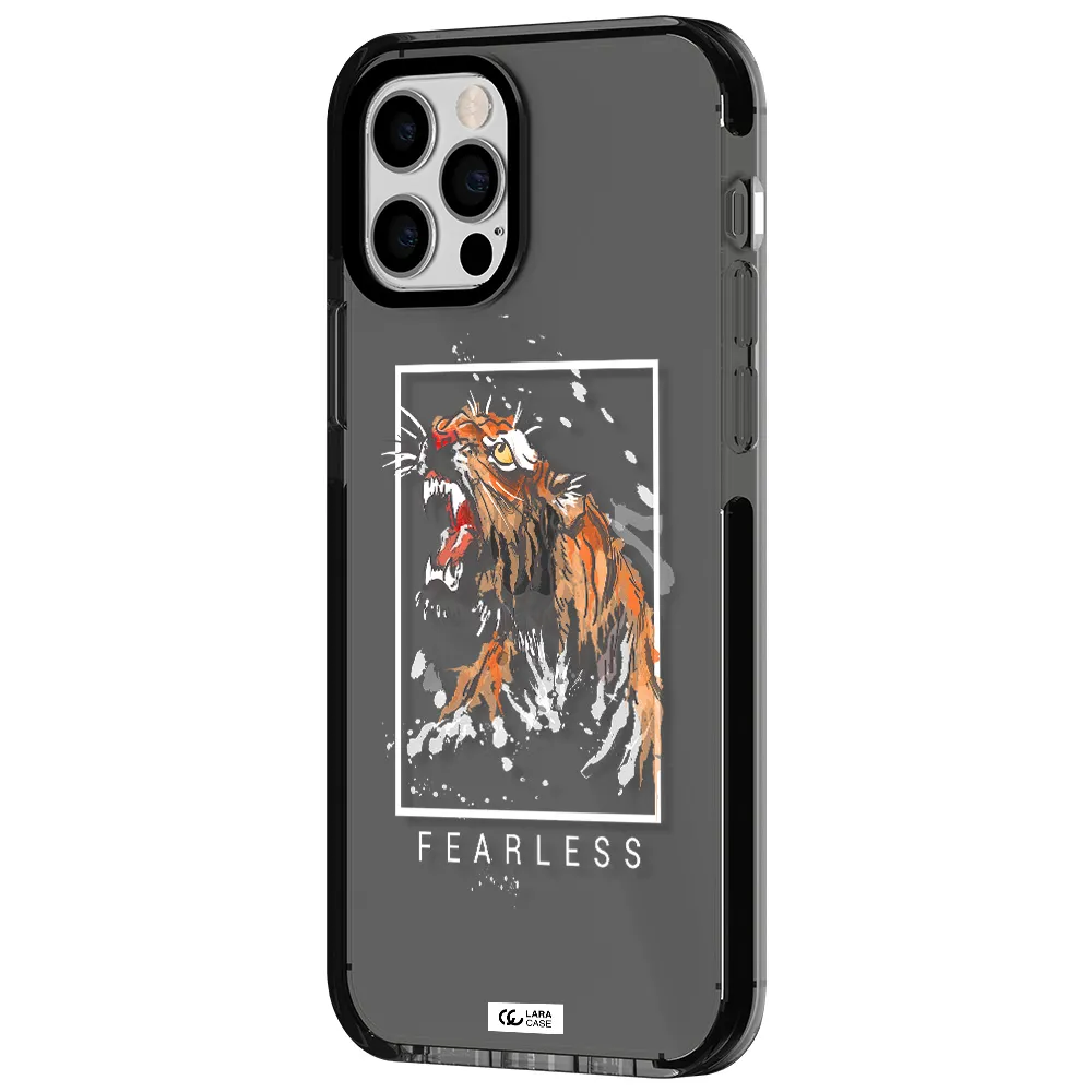 Fearless Apple iPhone 12 pro impact Smoke Black Case
