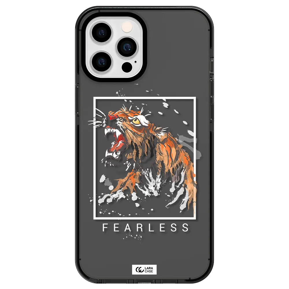 Fearless Apple iPhone 12 pro max impact Smoke Black Case