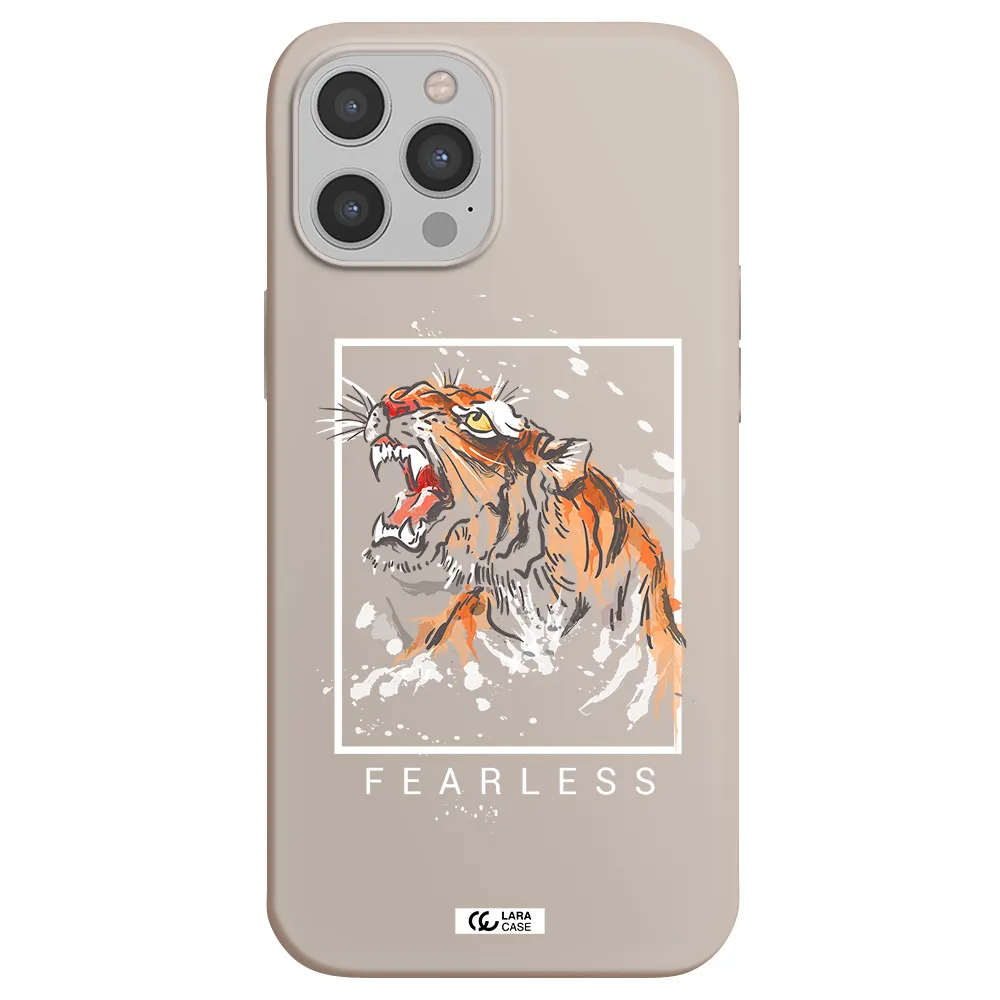 Fearless Apple iPhone 12 pro max Silicone Stone Case
