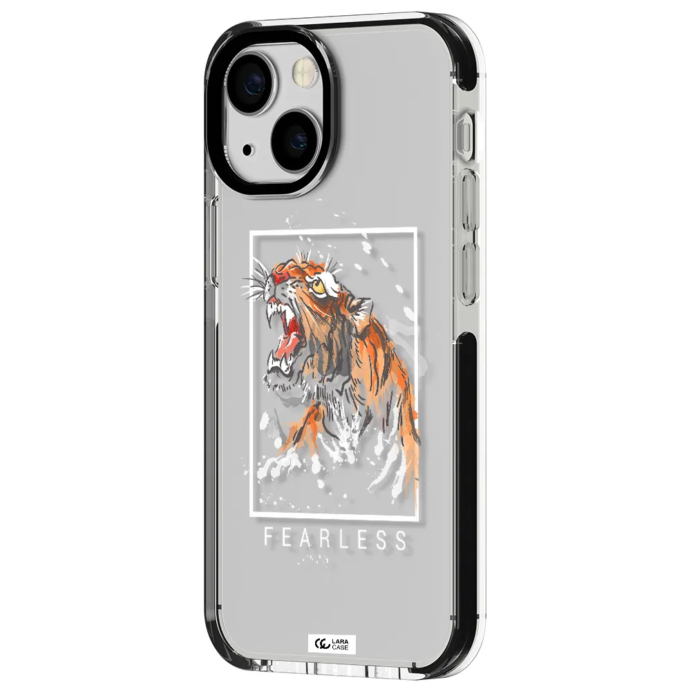 Fearless Apple iPhone 13 mini impact black border Case