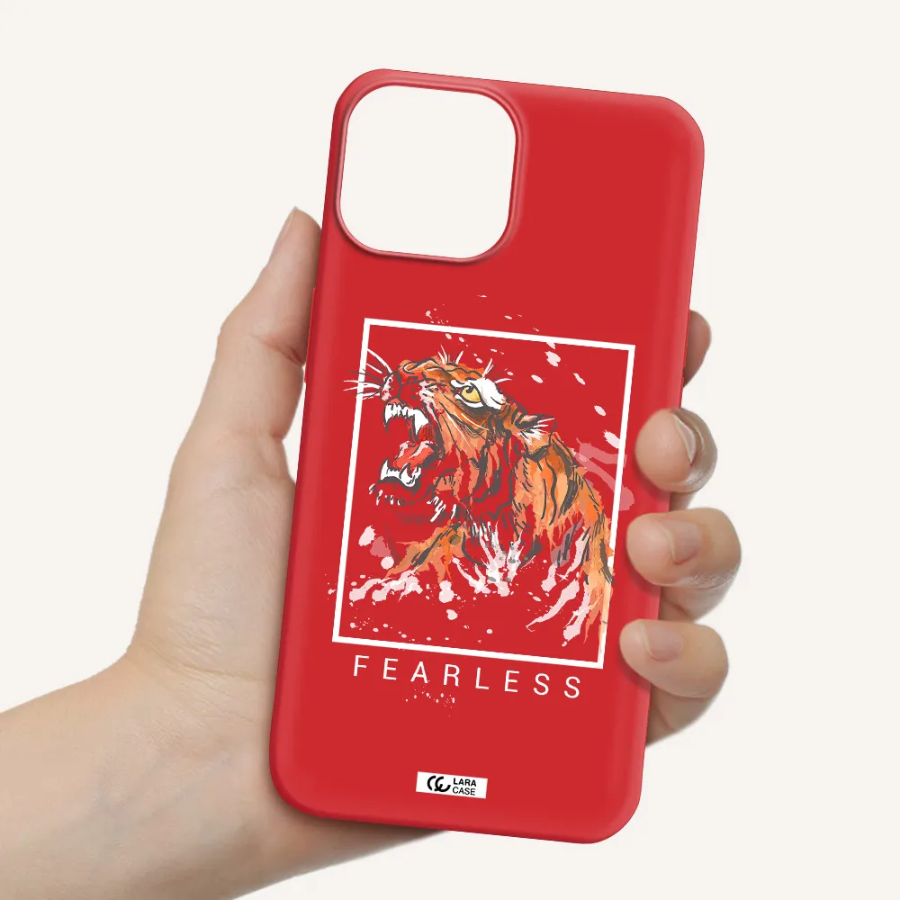 Fearless Apple iPhone 13 mini Silicone Imperial Red Case
